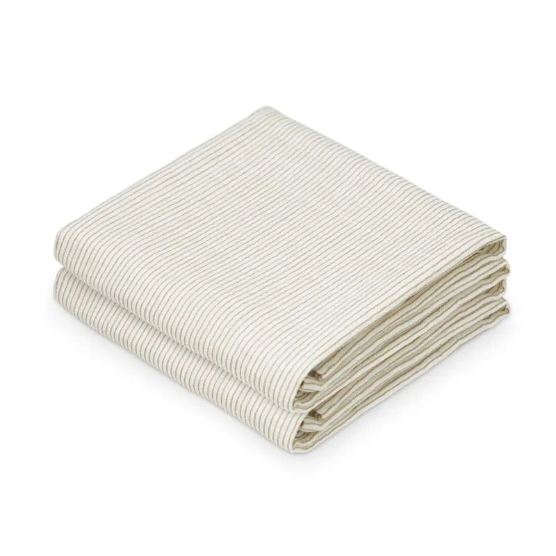 Cam Cam Copenhagen Stofble - 2-pack - GOTS - Classic Stripes Kamel