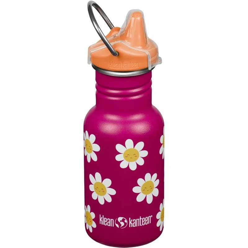 Klean Kanteen Classic Vattenflaska - Kid SippyCap - 355ml - Happy Flowers