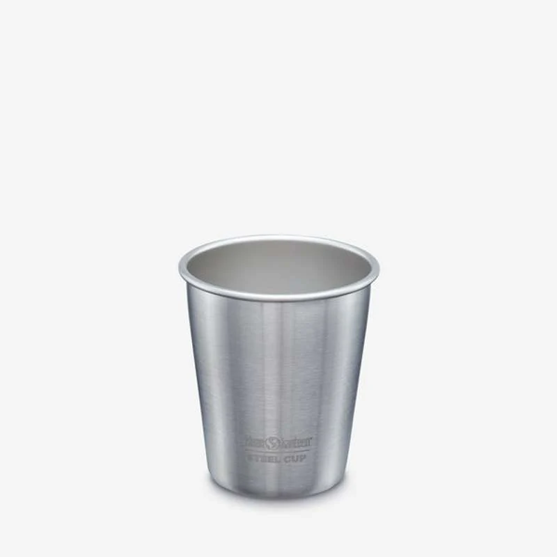 Klean Kanteen Stålmugg - 296ml - Borstat rostfritt stål