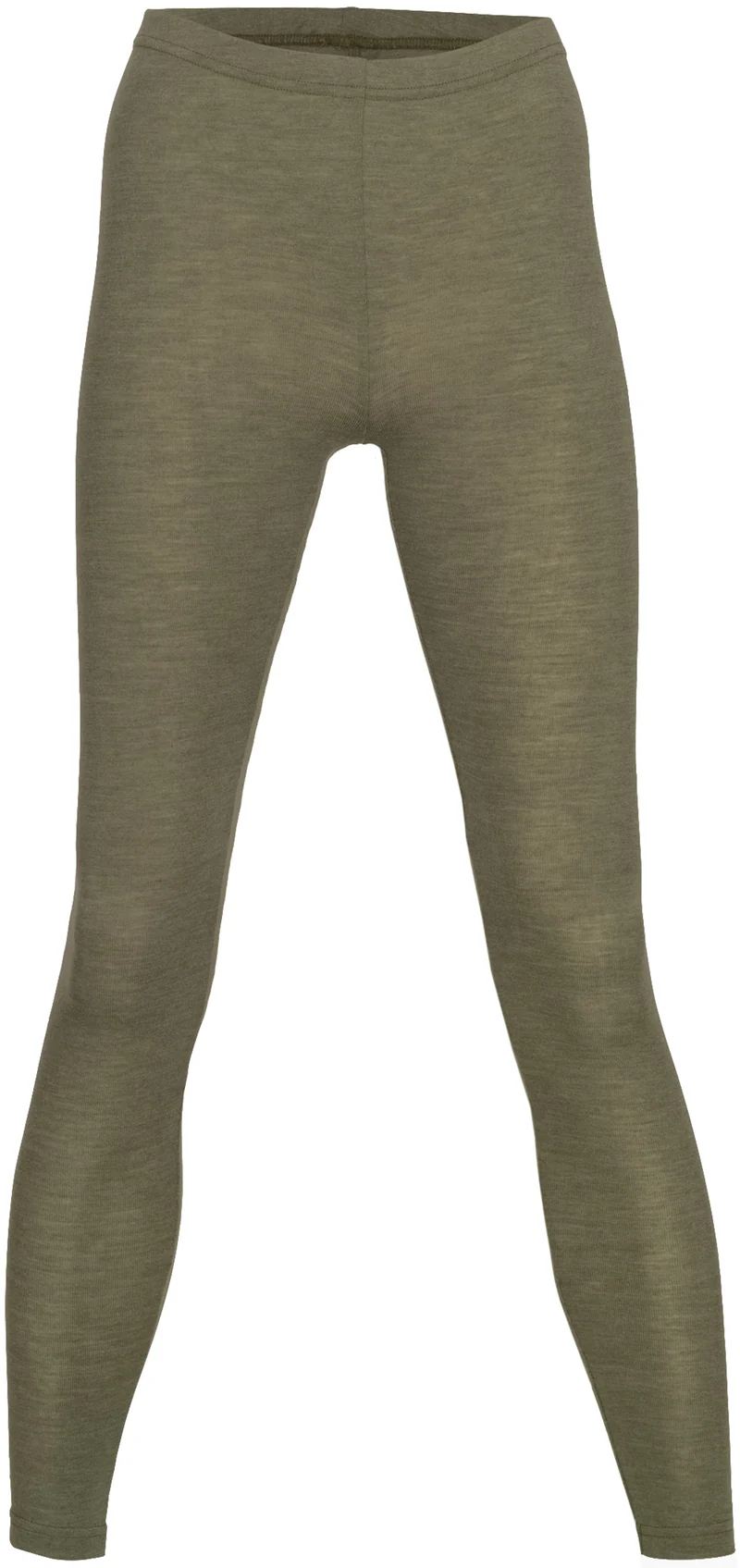 Engel - dame leggings - uld & silke - olive