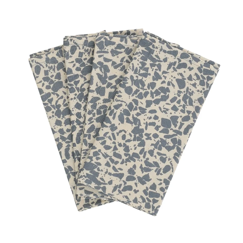 Haps Nordic - stofservietter - 4 stk. - ocean terrazzo