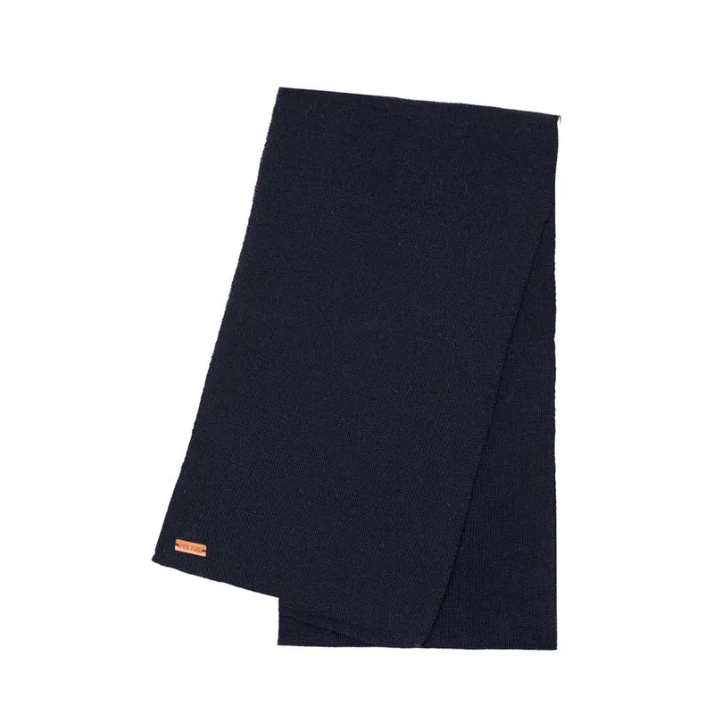 Pure Pure - halstørklæde - merino uld - marine