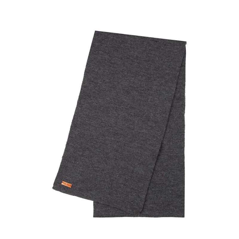 Pure Pure - halstørklæde - merino uld - antracit