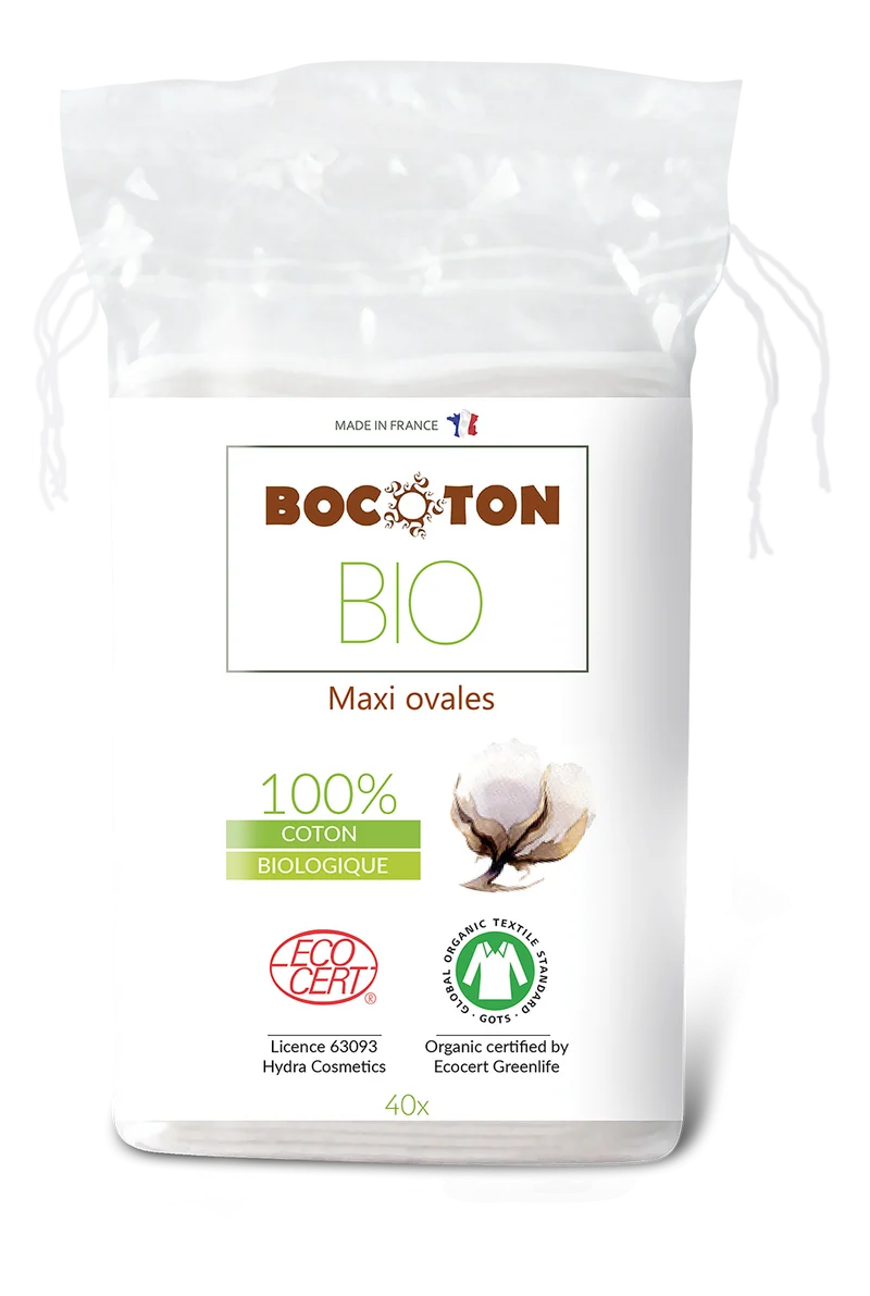 Bocoton Bio - ovale maxi rondeller - 40 stk.