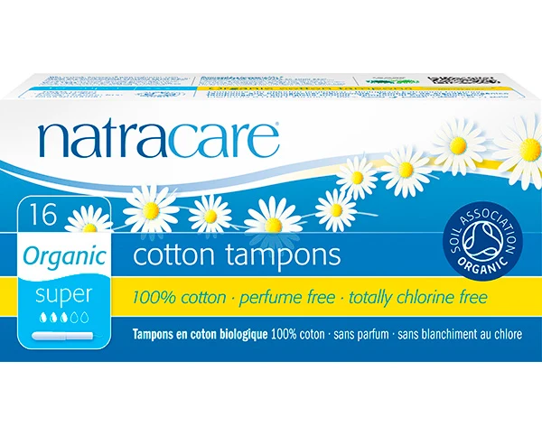 Natracare - tampon m. indføringshylster - super - 16 stk.