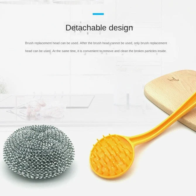 Heavy Duty Wire Ball Køkken Rengøringsbørste