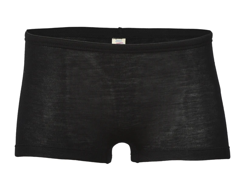 Engel - dame hotpants - uld & silke - sort