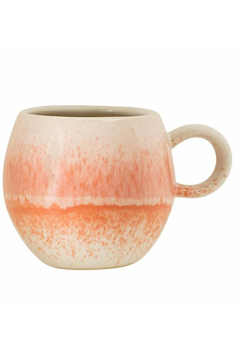 Bloomingville - Paula Kop, Orange, Stentøj - D9xH8 cm