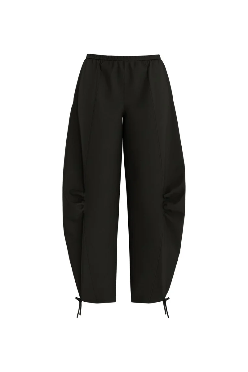 Hypedrop - Hdfarah Barrel Pants 32001194 - 5269164 - Black