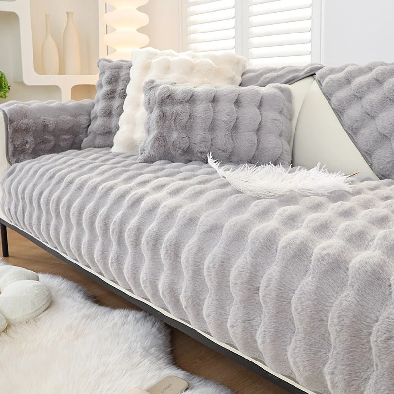 Snuggly Comfy Plush Sofapude