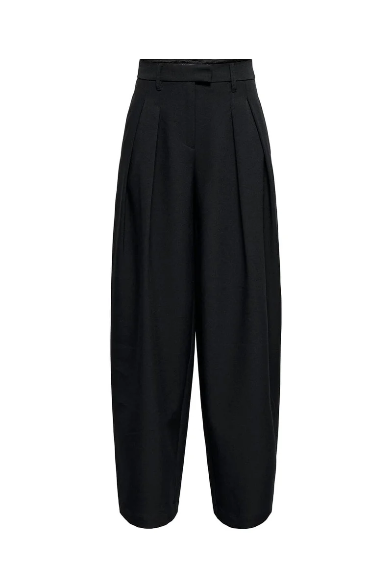 Only - Onlkirsy Pleat Barrel Pant Tlr - 5165302 Black