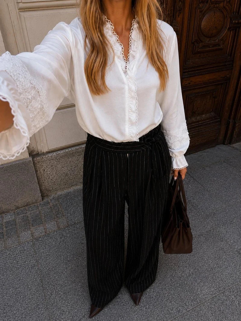 Dear Molly - Lise Pant Pants Ch165147c - Black Stripe