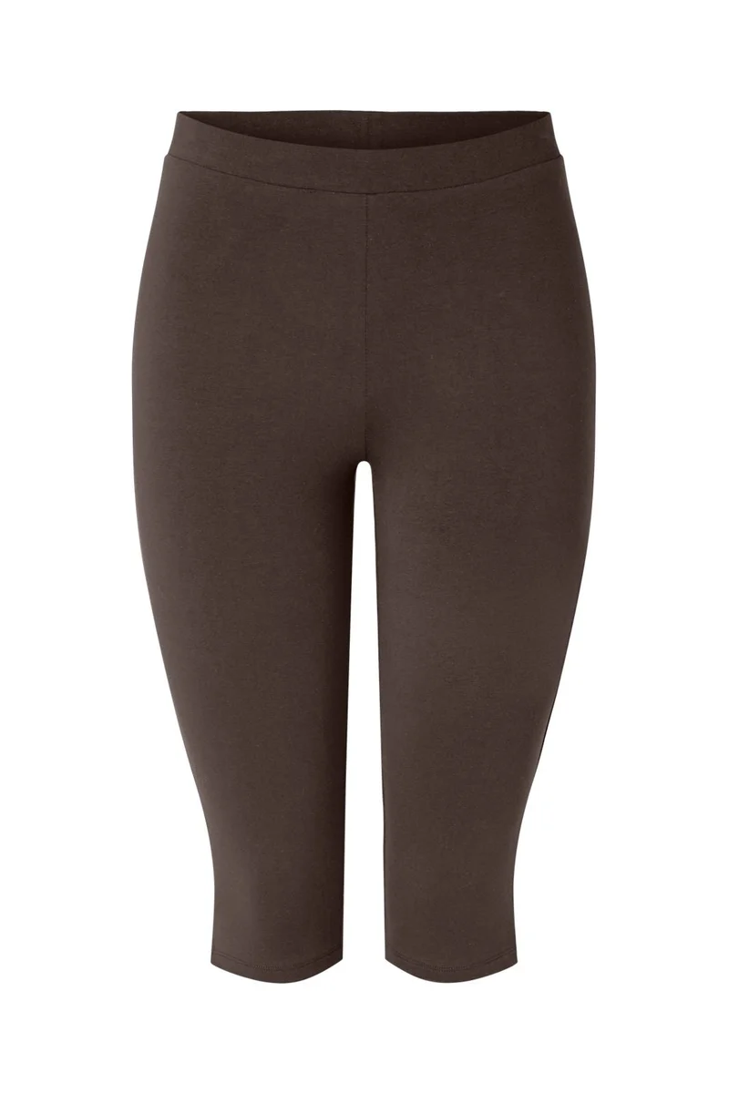Pieces - Pcalli Capri Leggins Dm - 5260916 Hot Fudge