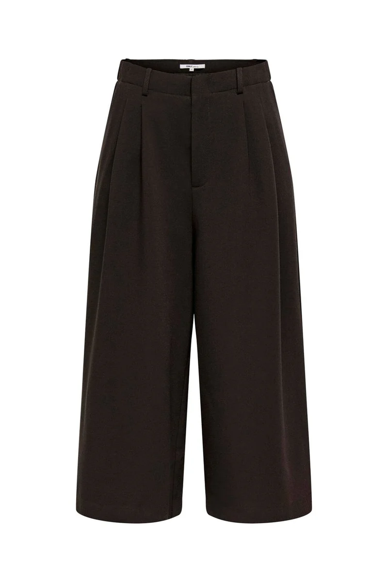 Only - Onllyon Wide Leg Culotte Pant - 5171629 Chocolate Torte