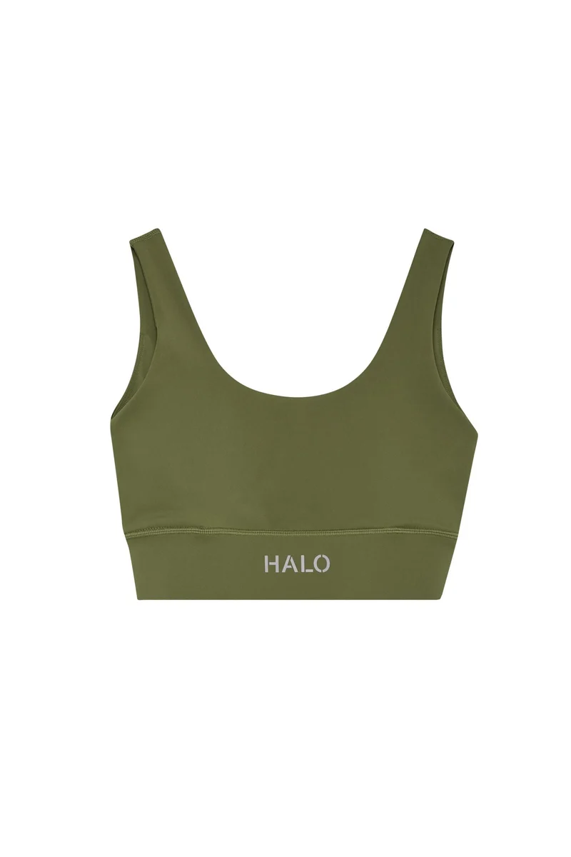 Halo - Women Training Bra 610505 - 6096 - Olive Drab