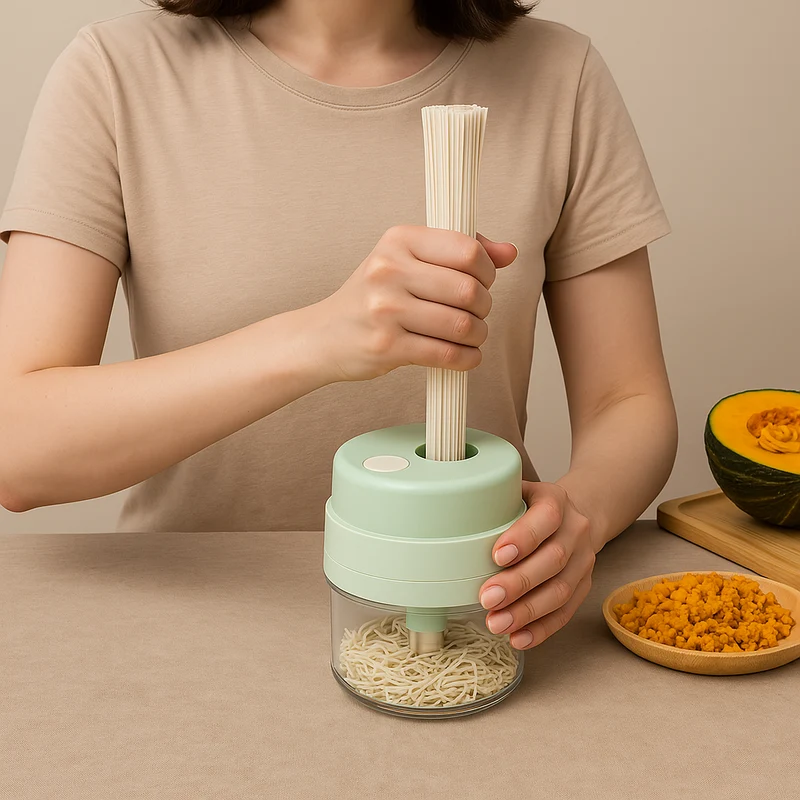 2i1 Bærbar Grøntsagsslicer Blender