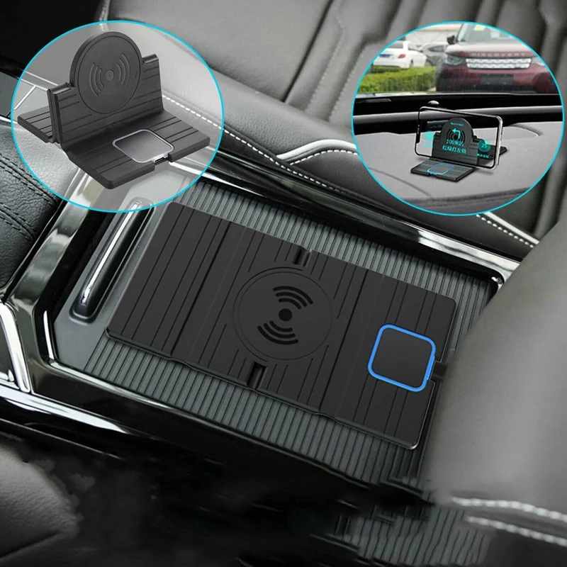 Trådløs opladning telefon holder pad