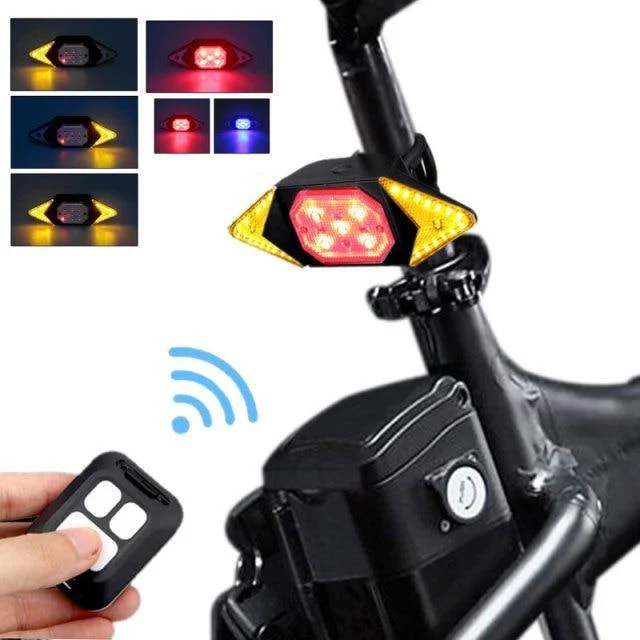 Smart Fjernbetjening Cykel Drejelampe