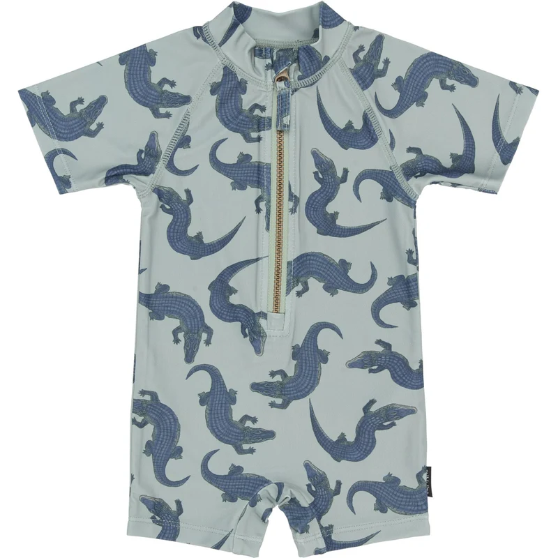 Mikk-Line Croco AOP Swim Drakt Uv AOP