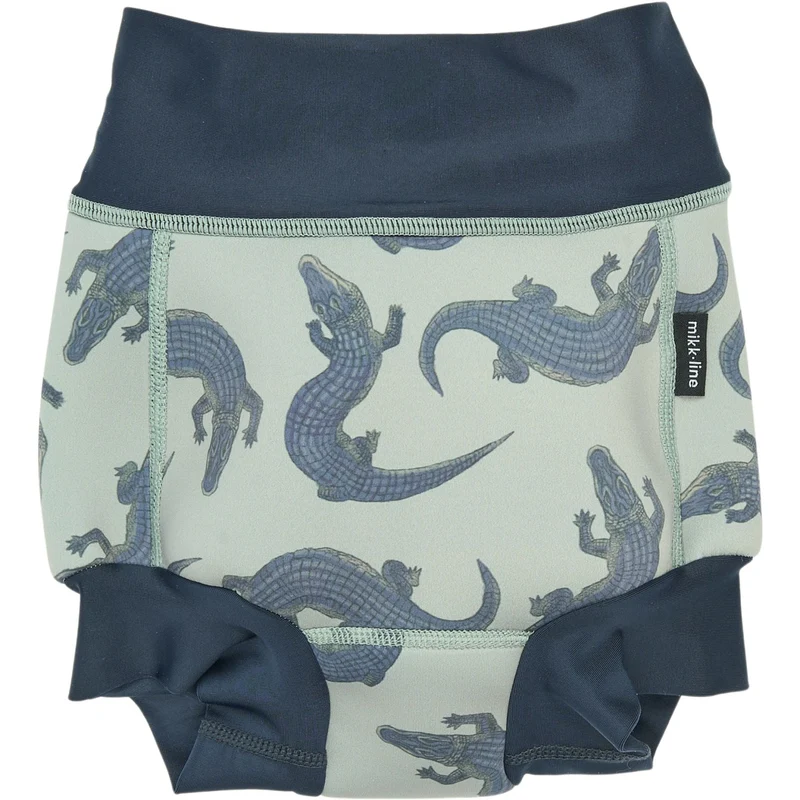 Mikk-Line Croco AOP Swim Baby Pant AOP