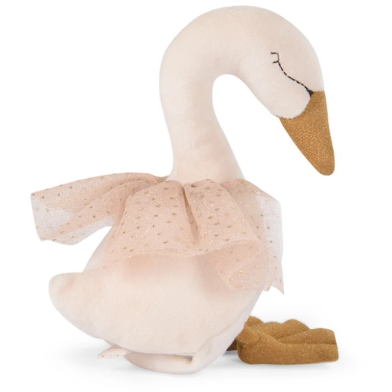 Moulin Roty kosedyr med musikalsk opptrekk - Swan - La Petite Ecole de Danse