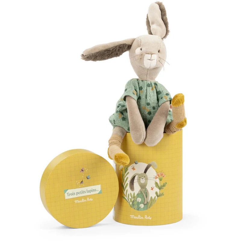 Moulin Roty Rabbit Sauge 34 cm - Trois Petits Lapins