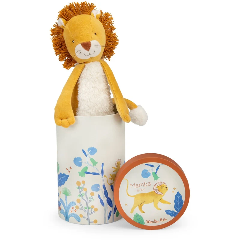 Moulin Roty myk leke - Mamba Løven 34 cm - La Forêt Mawa