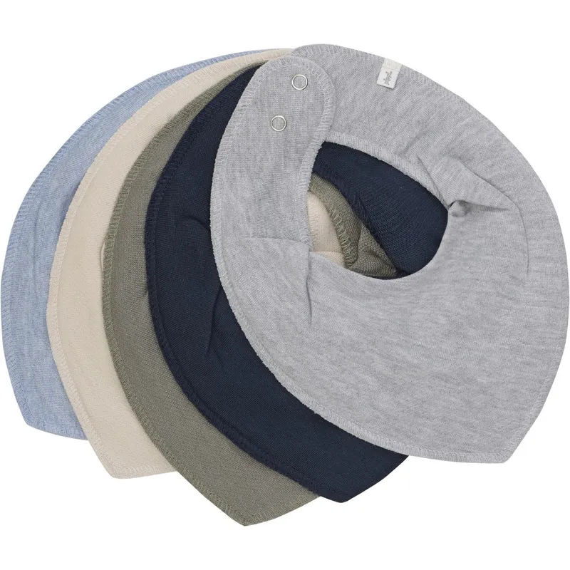 Pippi Blue Fog Bandana Smekke - Solid (5-Pack)