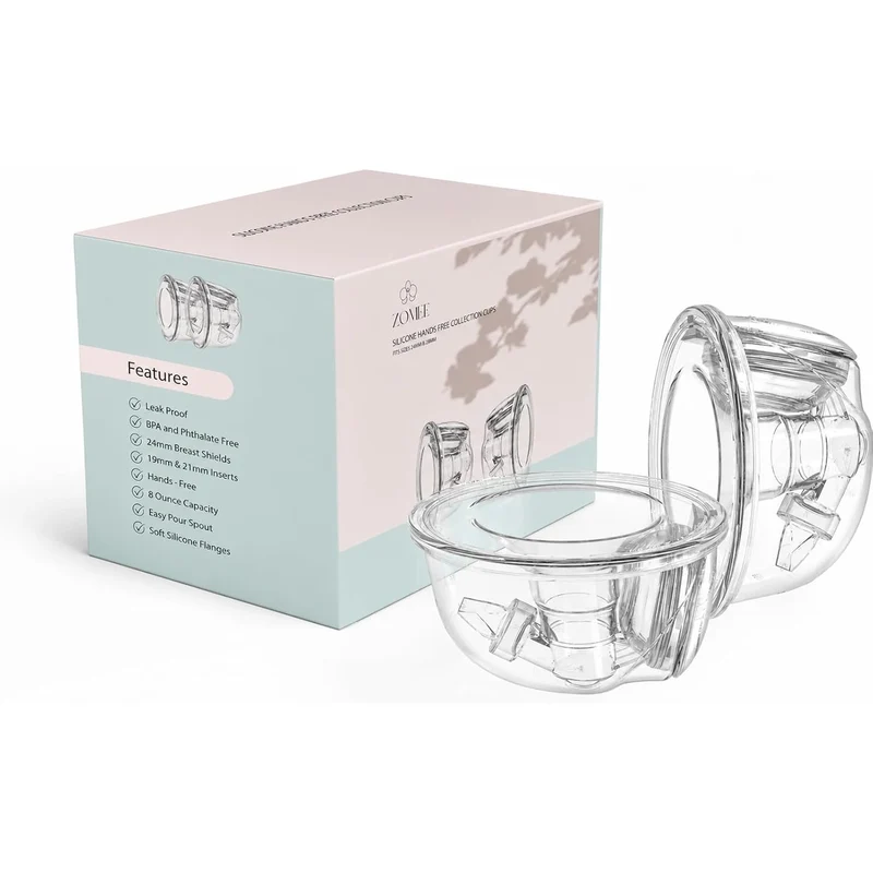 Zomee Hands-Free Collection Cups