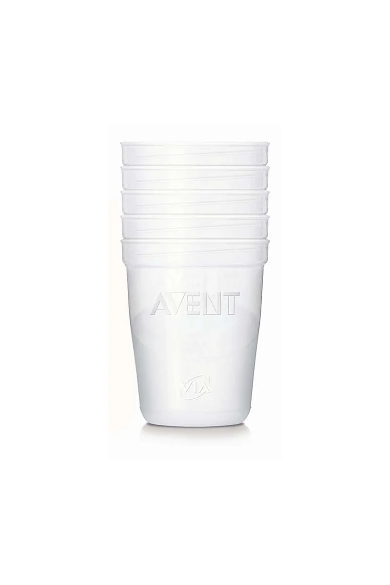 Philips Avent Via 8 oz Breast Milk Storage Cups Refills, 5-Pack