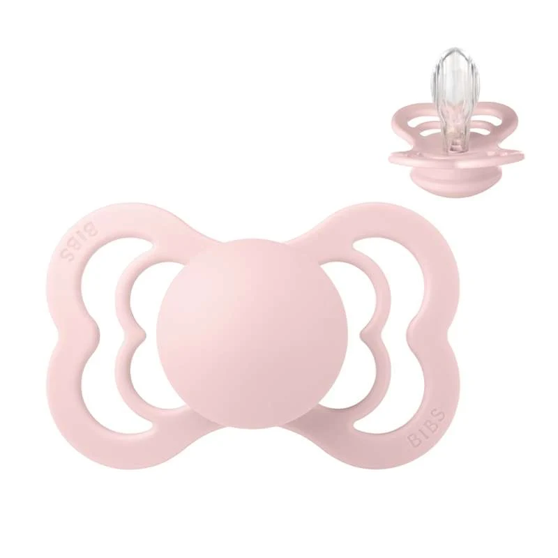 BIBS Symmetrisk Supreme Napp - Stl. 2 - Silikon - Blossom