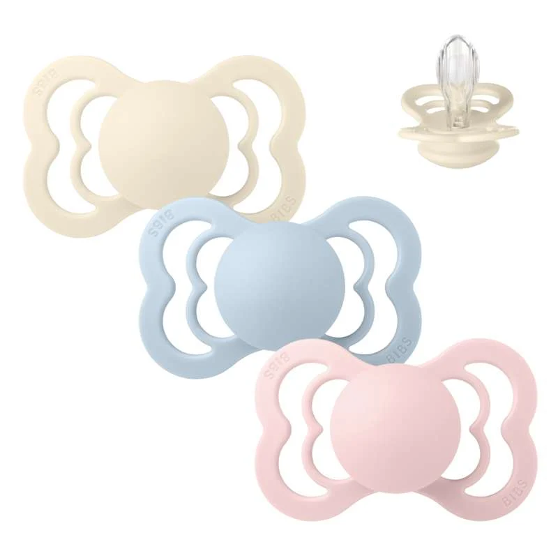 BIBS Supreme Napp - Flerpack - 3 st. - Str. 2 - The Babyshower Collection
