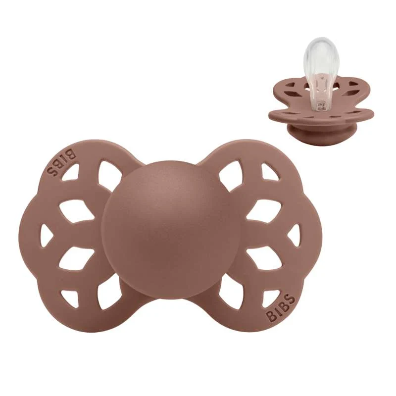 BIBS Symmetrisk Infinity Napp - Stl. 1 - Silikon - Murmeldjur