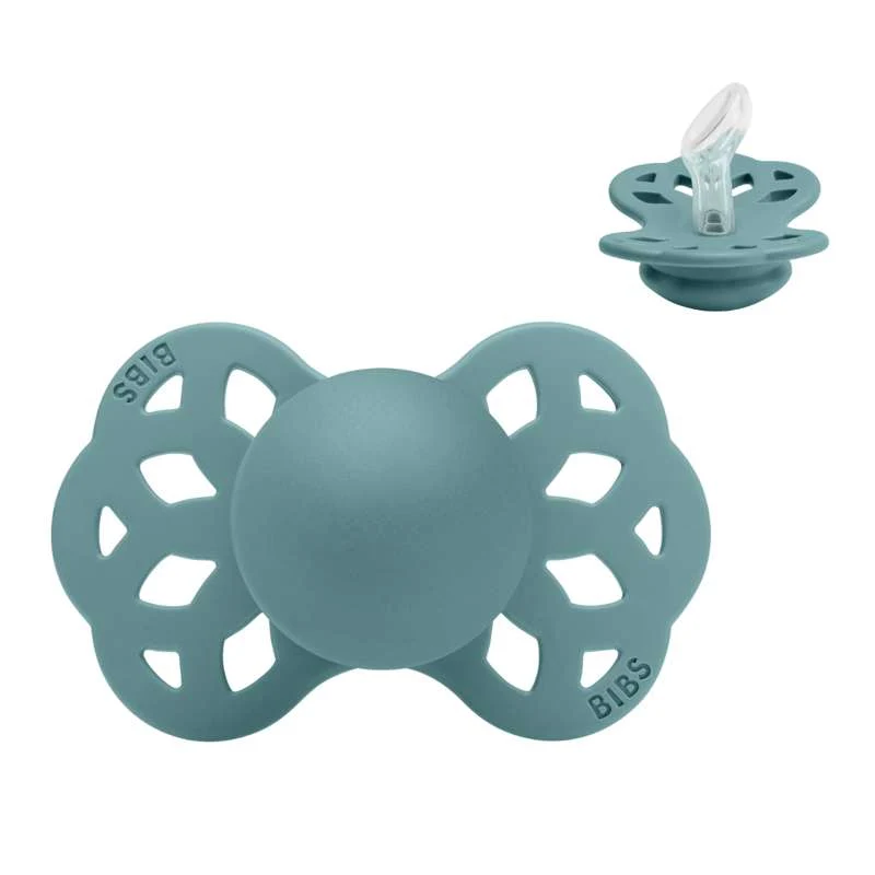 BIBS Anatomisk Infinity Napp - Str. 1 - Silikon - Island Sea