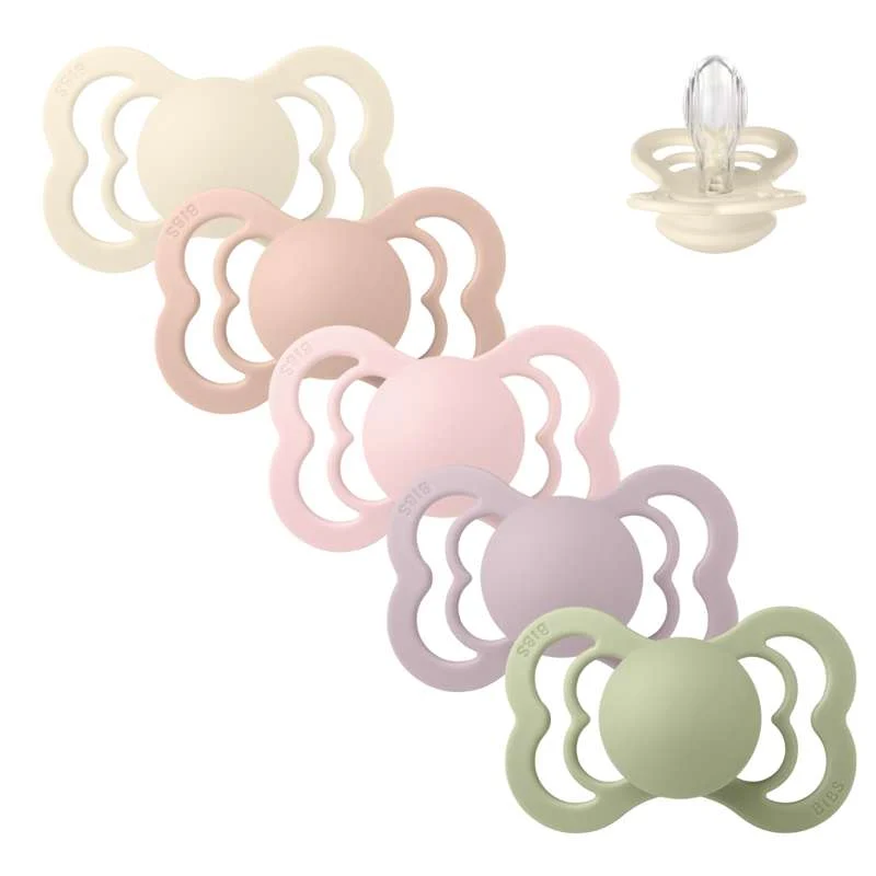 BIBS Supreme Napp - Mixpack - 5 st. - Stl. 2 - Springtime in Paris