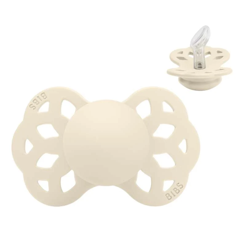 BIBS Anatomisk Infinity Napp - Strl. 1 - Silikon - Ivory