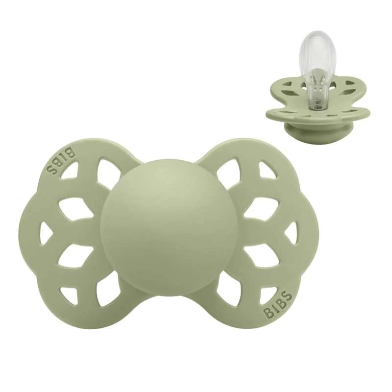 BIBS Symmetrisk Infinity Napp - Stl. 2 - Silikon - Sage