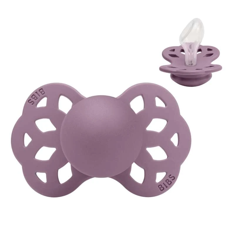 BIBS Anatomisk Infinity Napp - Stl. 2 - Silikon - Mauve