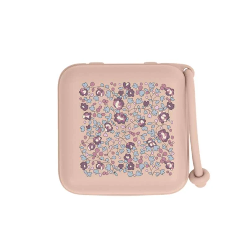 BIBS Accessories Pacifier Box - Nappbox - Liberty - Eloise/Blush