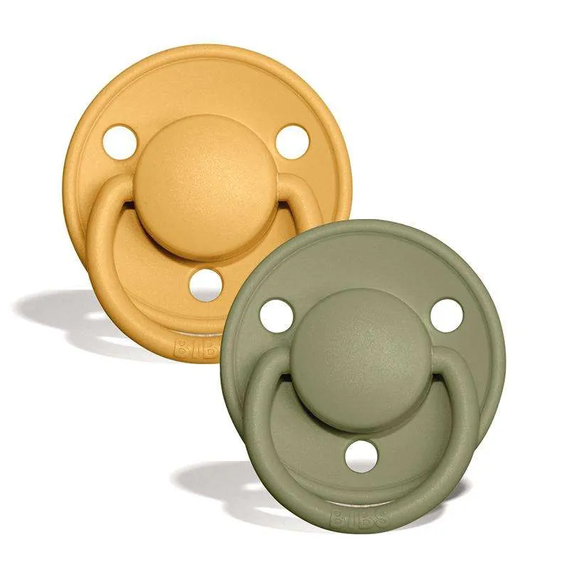 BIBS De Lux-napp - 2-pack - Onesize - Silikon - Honungsbi/Oliver