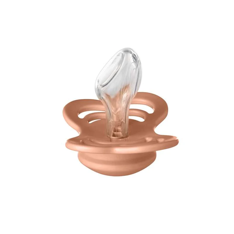 BIBS Couture Napp - Strl. 2 - Silikon - Peach
