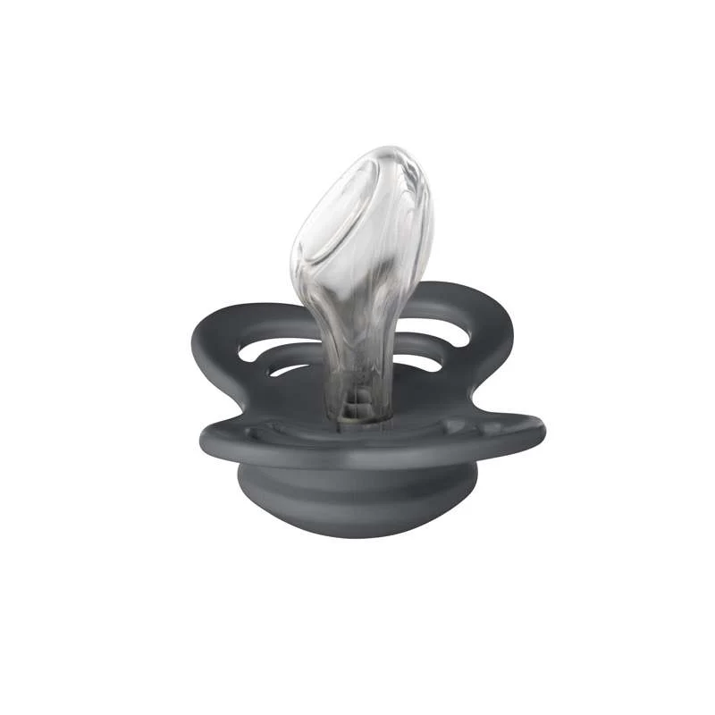 BIBS Couture Napp - Stl. 2 - Silikon - Iron