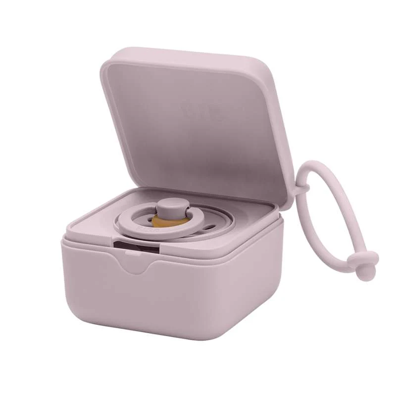 BIBS Accessories Nappbox - Nappbox m. plats för 3 nappar - Dusky Lilac