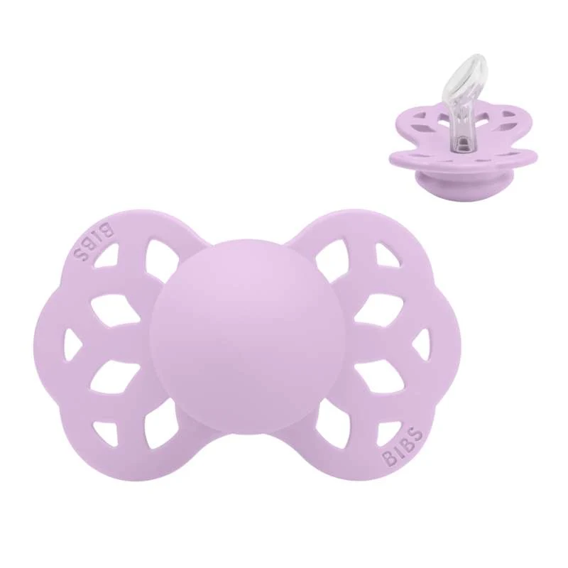BIBS Anatomisk Infinity Napp - Stl. 1 - Silikon - Violett Himmel