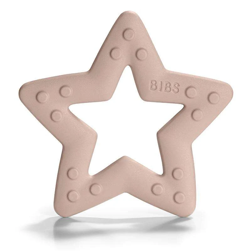 BIBS Play - Baby Bitie Bitring - Stjärna - Blush