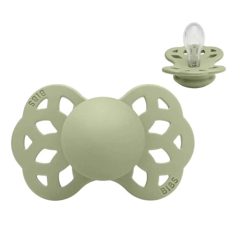 BIBS Symmetrisk Infinity Napp - Stl. 1 - Silikon - Sage