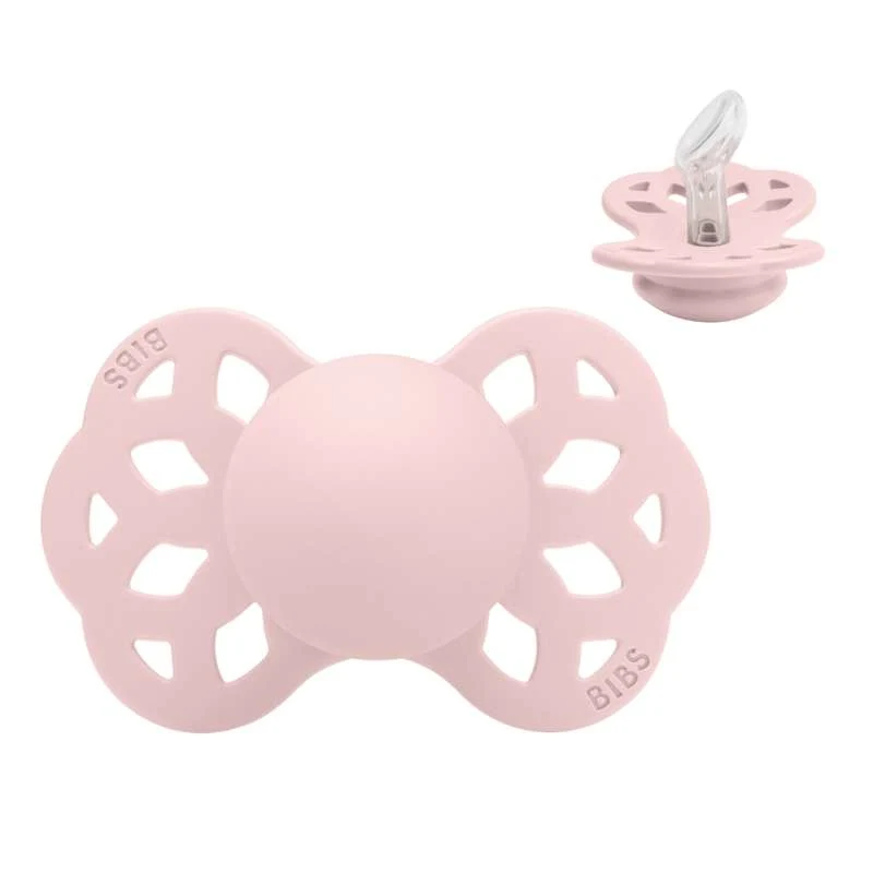 BIBS Anatomisk Infinity Napp - Stl. 1 - Silikon - Blossom