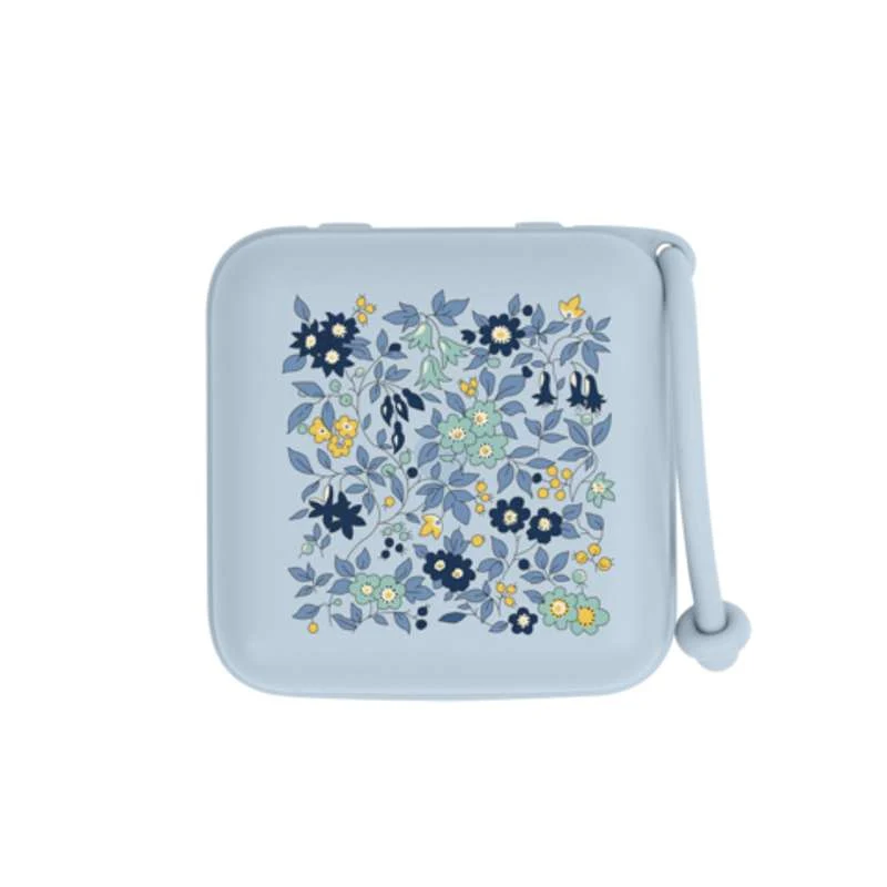BIBS Accessories Pacifier Box - Nappbox - Liberty - Chamomille Lawn/Baby Blue