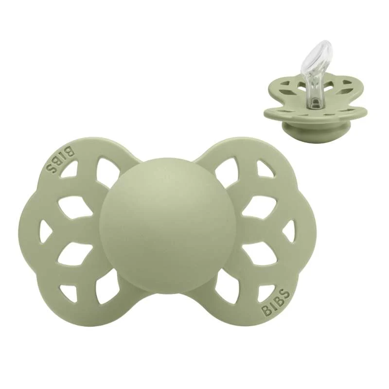 BIBS Anatomisk Infinity Napp - Stl. 1 - Silikon - Sage