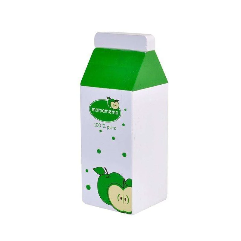 MaMaMeMo Leksaksmat i Trä - Äppeljuice i Kartong